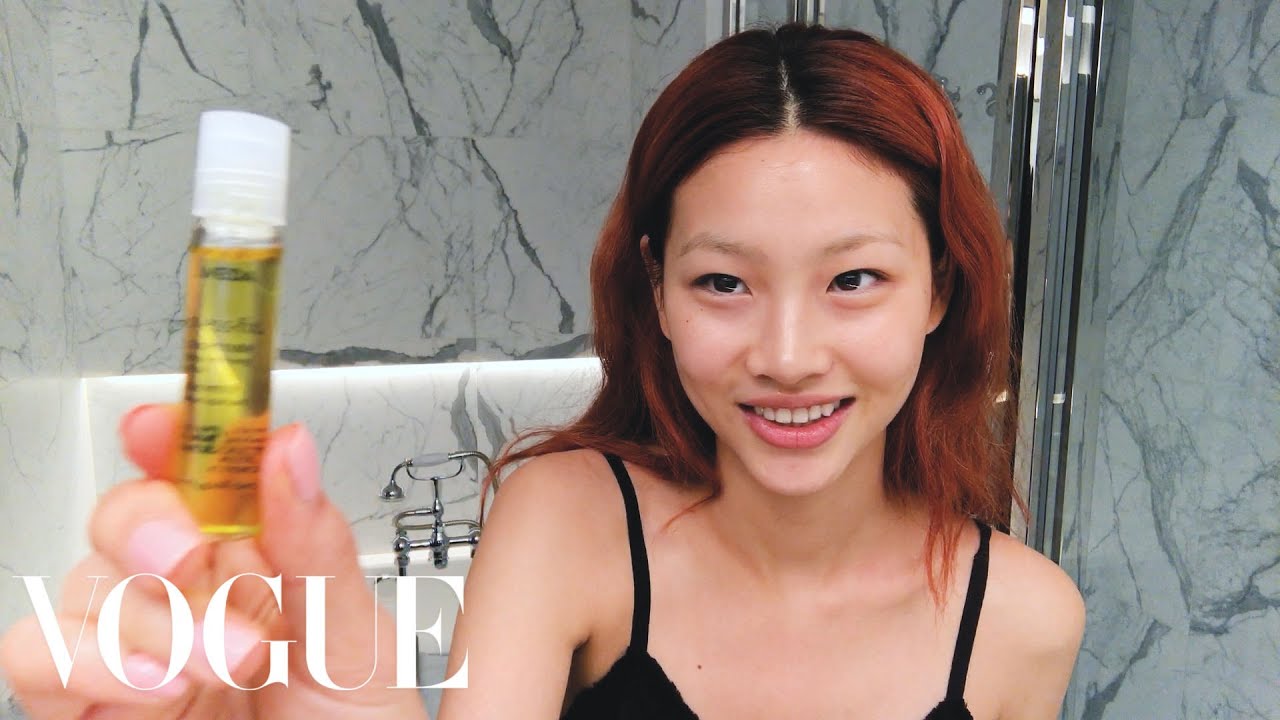 Squid Game's Hoyeon Jung&rsquo;s Steps for Perfect Skin and a Two-Tone Lip | Beauty Secrets | Vogue