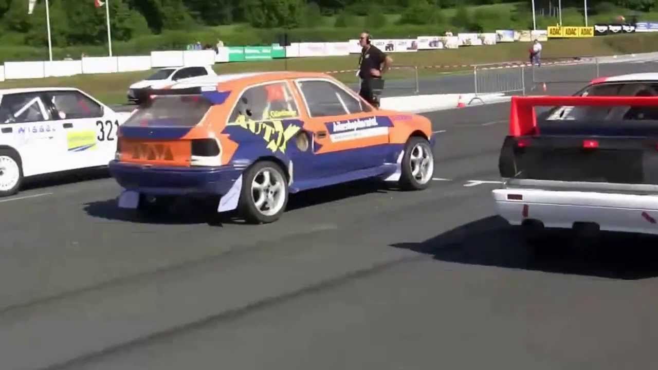 autocross gruendau 2013 - qualifying and first heat