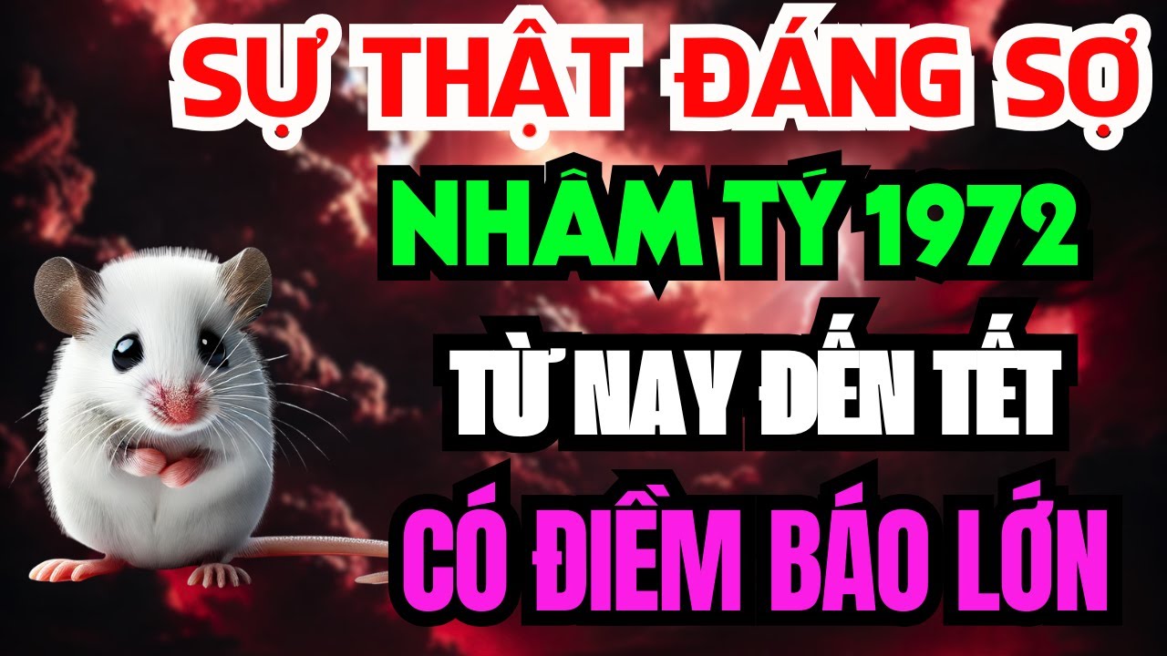 Tử Vi Tuổi Nhâm Tý 1972 Từ Nay Đến Tết - Sự Thật 