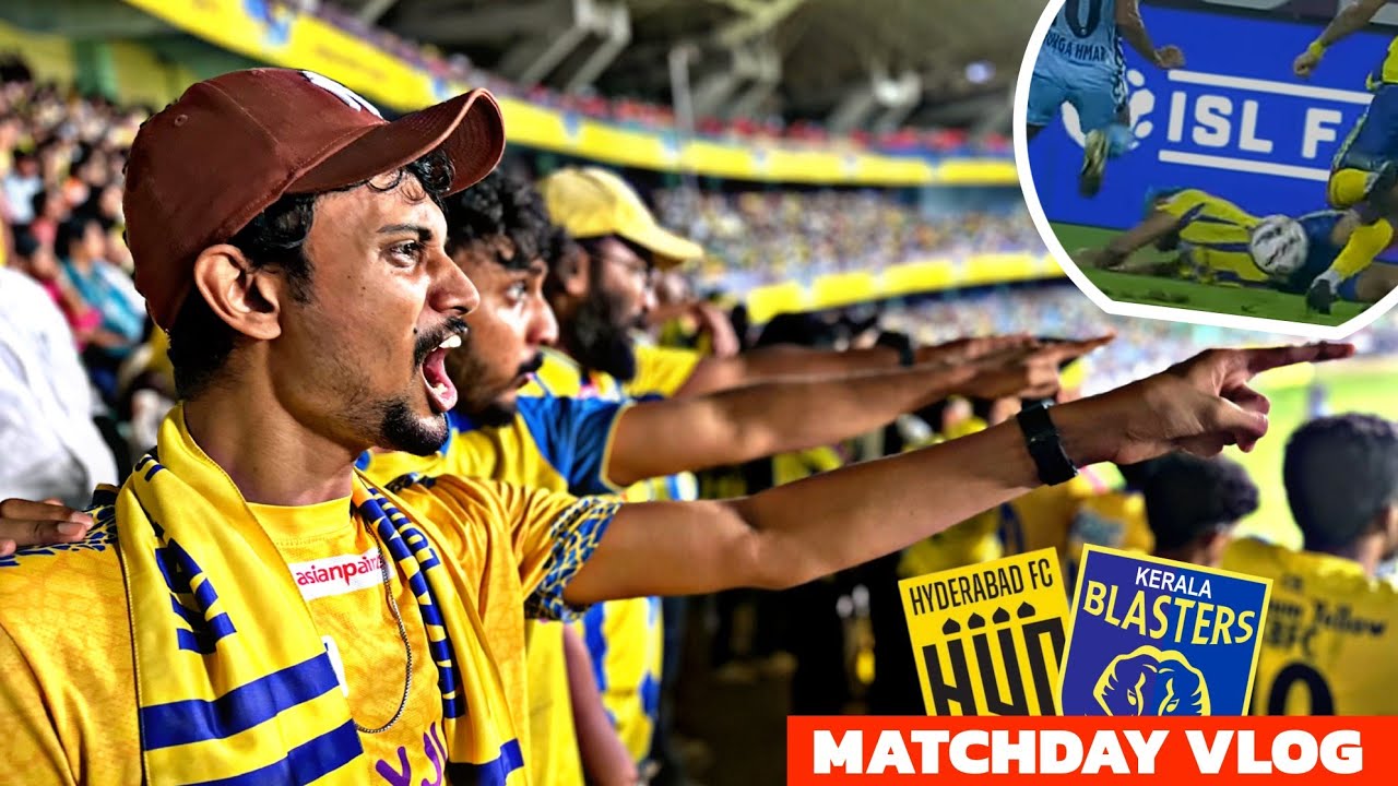 ഇന്നലെ സ്റ്റേഡിയത്തിൽ 👀 | Kerala Blasters vs Hyderabad FC | Matchday Vlog