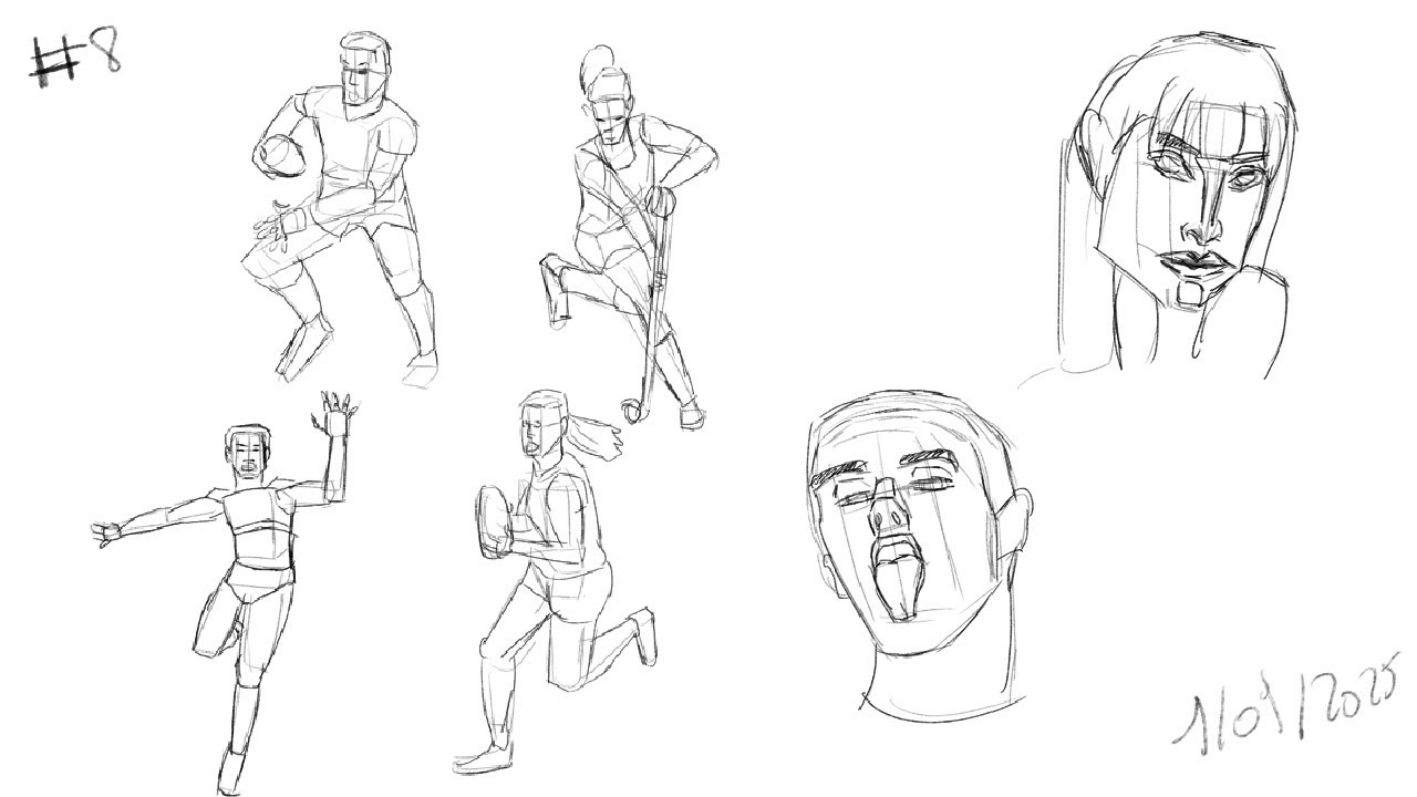 Mon Stylet me parle // 9 // CROQUIS : VISAGE & POSE
