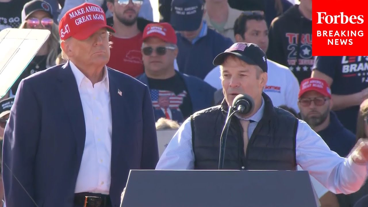 'The Left Doesn't Control We The People!': Jim Jordan Speaks At Trump Rally In Ohio