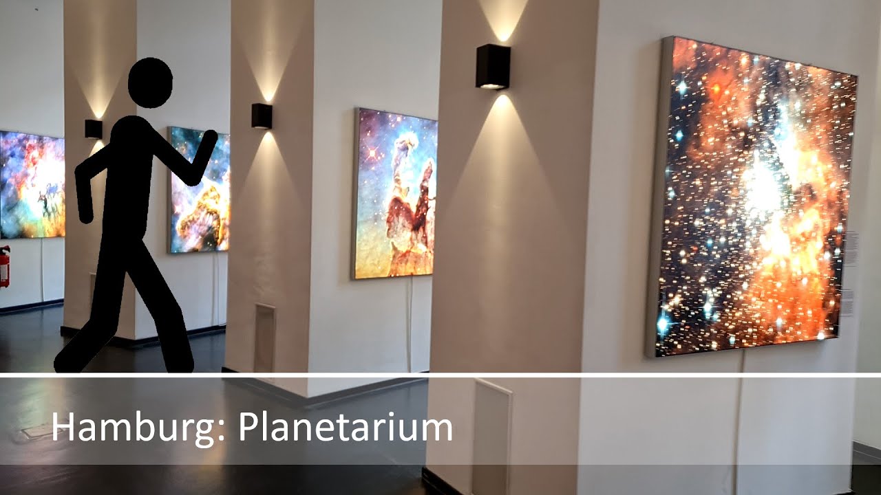 Der Geher in Hamburg: Planetarium