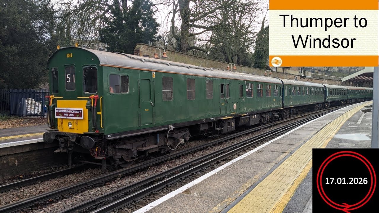EWS Travels on the Thumper to Windsor - 17.01.2026
