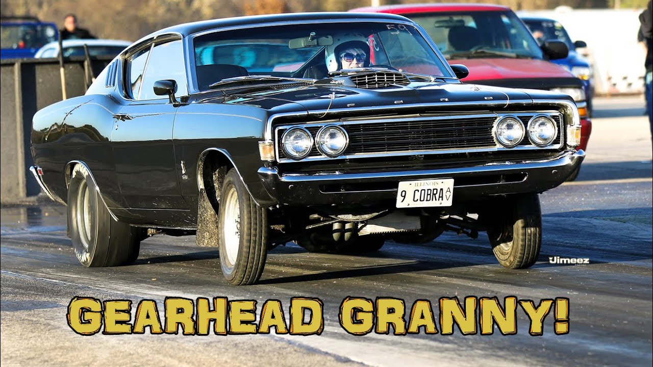 GEARHEAD GRANNY! RIPPIN GEARS! '69 FAIRLANE COBRA 428CI! OWNED FOR 48 YRS! DRIVEN ALL OVER THE USA!