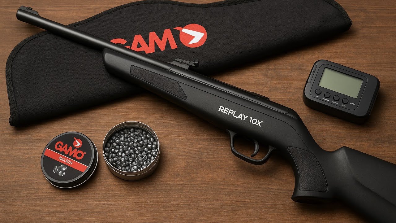 Wiatr&oacute;wka Gamo Replay Swarm Magnum 10X Gen.2 IGT 4.5 mm Unboxing Prezentacja PL 
