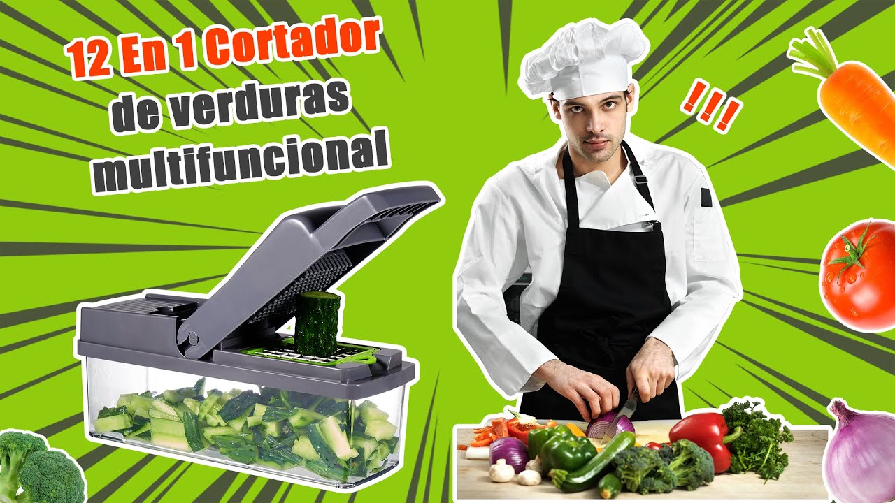 REDDRAGON❥ Rallador Cortador Picadora De Verduras Fruta Manual Dicer
