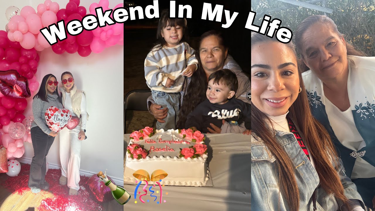 WEEKEND IN MY LIFE : My Suegras party, GRWM, Church 🫶🏻