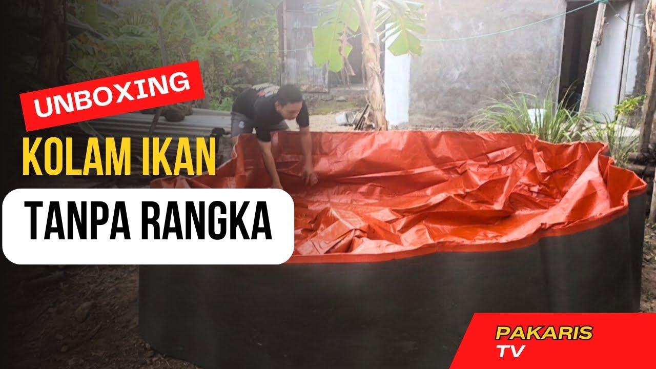 Kolam terpal tanpa rangka, KUAT? 