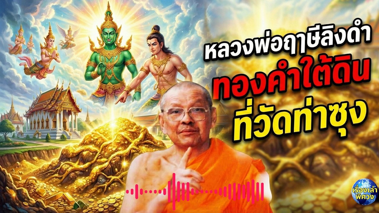 เทวดาบอกทองคำใต้ดินที่วัดท่าซุง จากหลวงพ่อฤาษีลิงดำ 🔥หนังสืออ่านเล่น 5🔥