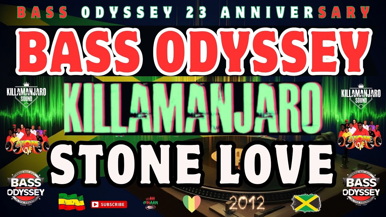 ⚡️ EPIC BASS ODYSSEY 23rd Anniversary Ft. KILLAMANJARO & STONE LOVE Unite! 🎶🔥 2012' 🇯🇲