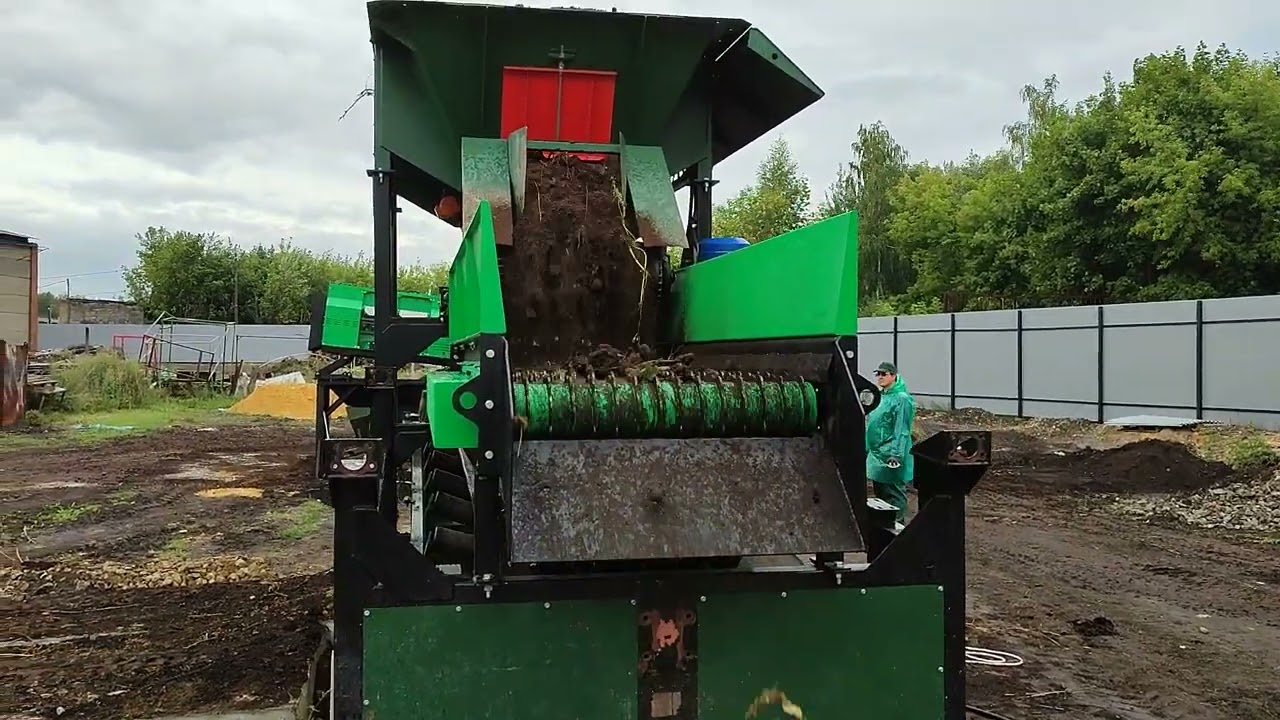 Линия сортировки грунтов Ecotech.