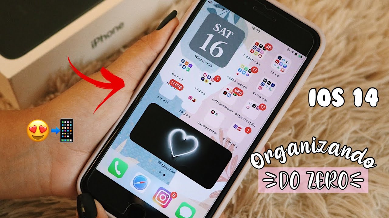ORGANIZANDO MEU CELULAR (DO ZERO) 📲 #3 *iPhone 7 Plus* | Fernanda Leal