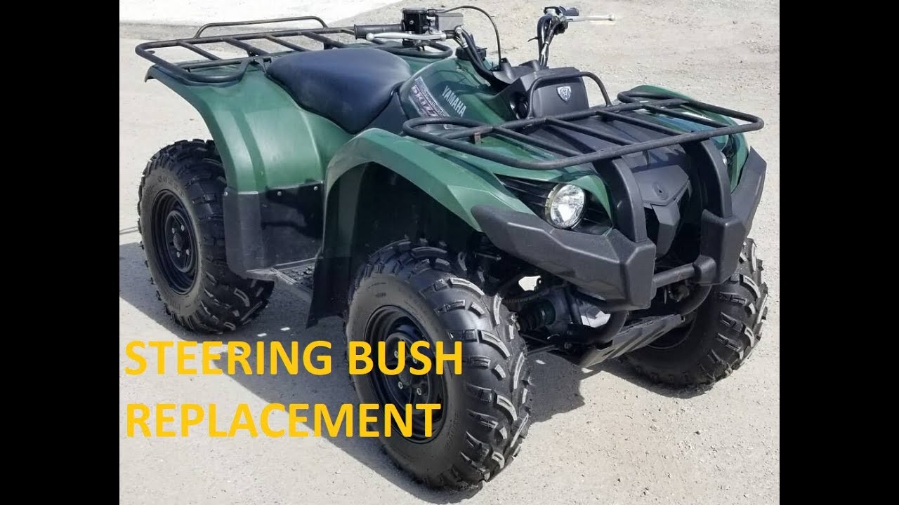 How to replace a yamaha grizzly quad steering bushing