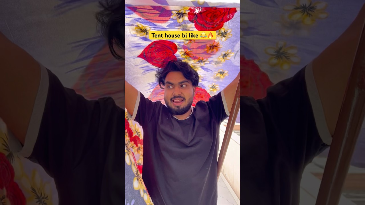 Tent house aur chota bhai ⛺️😂| Indian family #shorts #indian #relatable #chotabhai #funny