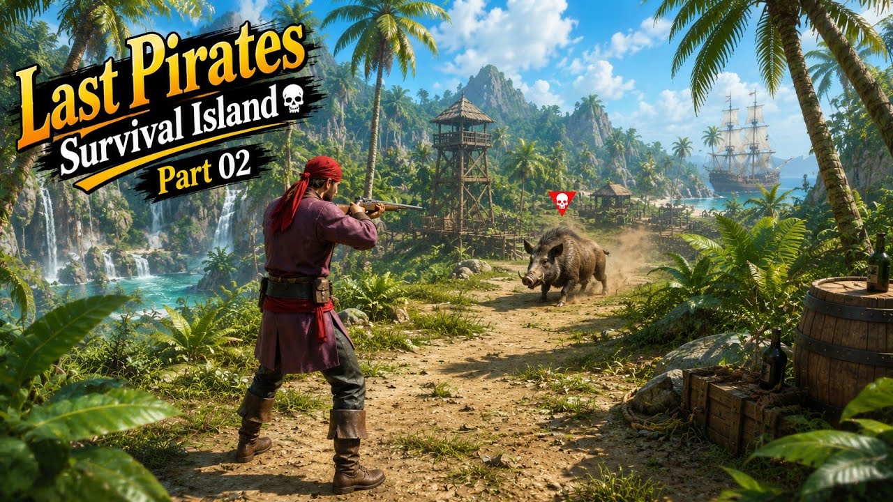 GRINDING for Survival! ⚒️ Building my Base from Scratch | Last Pirate Survival