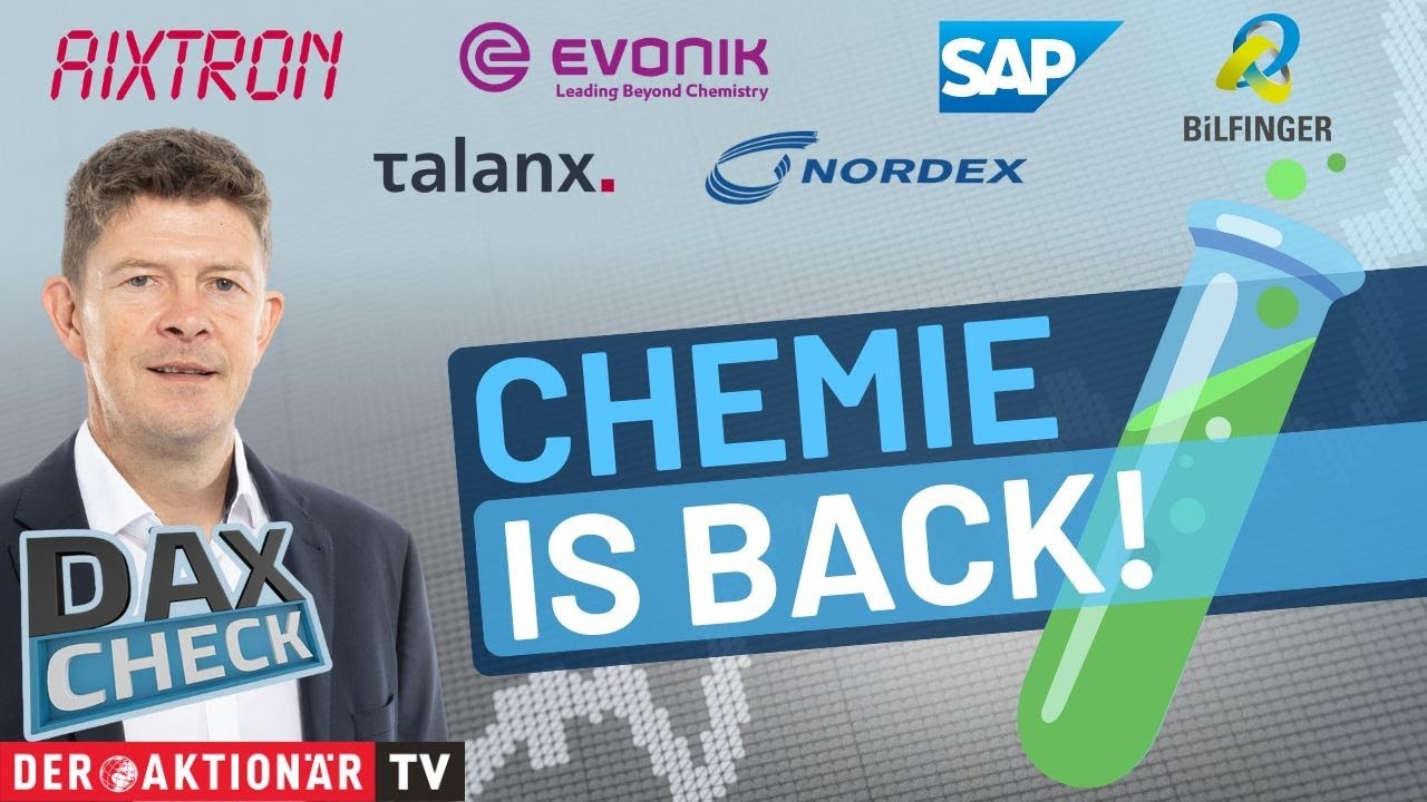 DAX-Check LIVE: Aixtron, Bilfinger, Evonik, Nordex, SAP, Talanx im Fokus