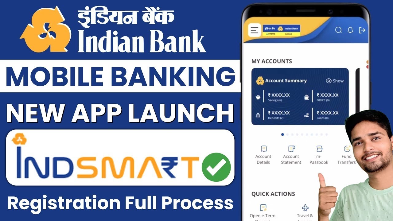 Indian Bank Mobile Banking Registration | Indsmart Indian Bank App Kaise Use Kare | Indian Bank