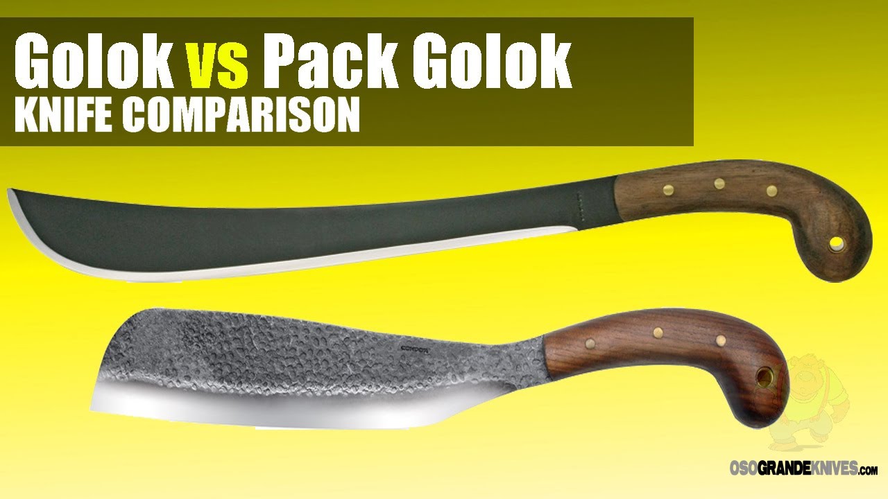 Condor Golok Machete vs Pack Golok Machete | OsoGrandeKnives