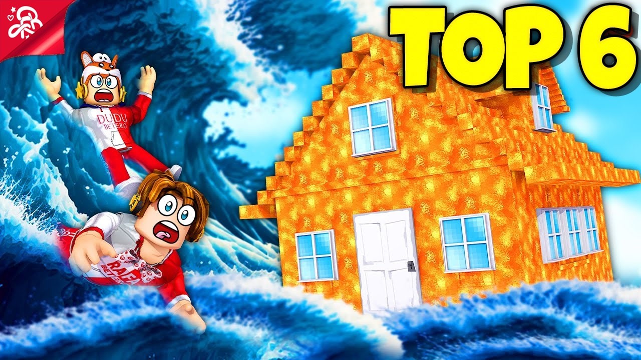 TOP 6 VEZES QUE RAFINHA PRECISOU SOBREVIVER AS LOUCURAS DO ROBLOX