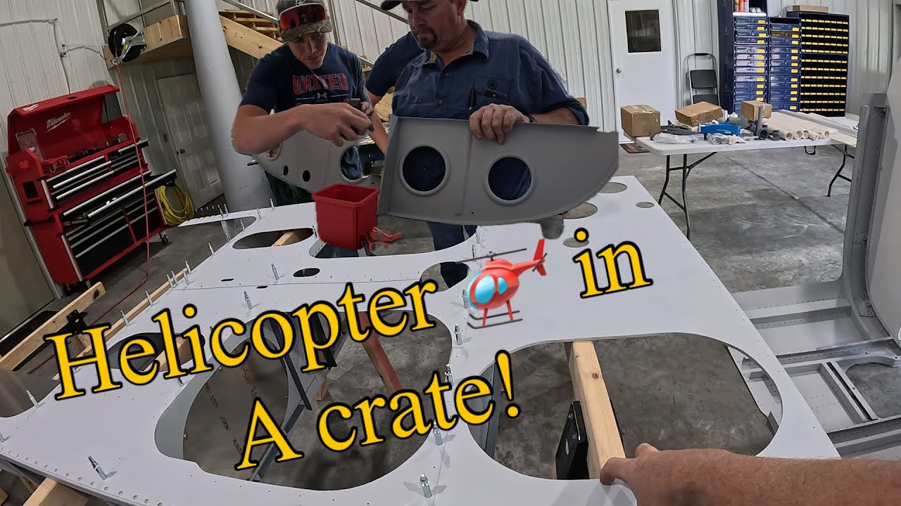 We pick up our DIY 4 seat Hummingbird 300L helicopter kit and get started on assembly! Ep.1