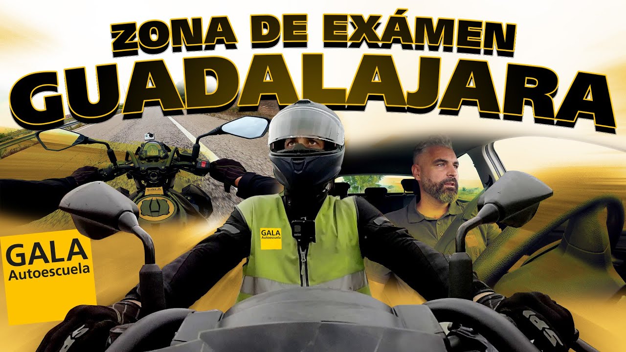 Clase de moto Carnet A2 por la Zona de Examen en Guadalajara - Gala Autoescuela