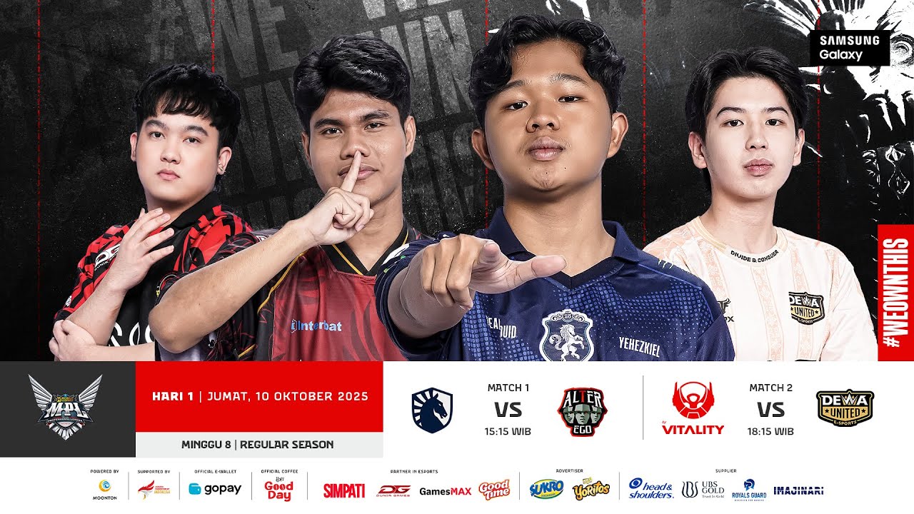 🔴 LIVE | MPL ID S16 | RS Hari 1 Minggu 8 | Bahasa Indonesia