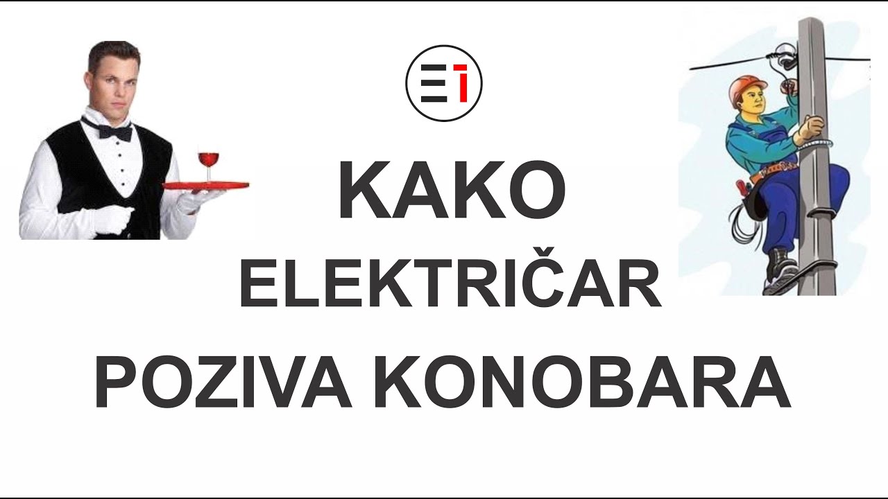 KAKO ELEKTRIČAR POZIVA KONOBARA | Kafana je moja sudbina