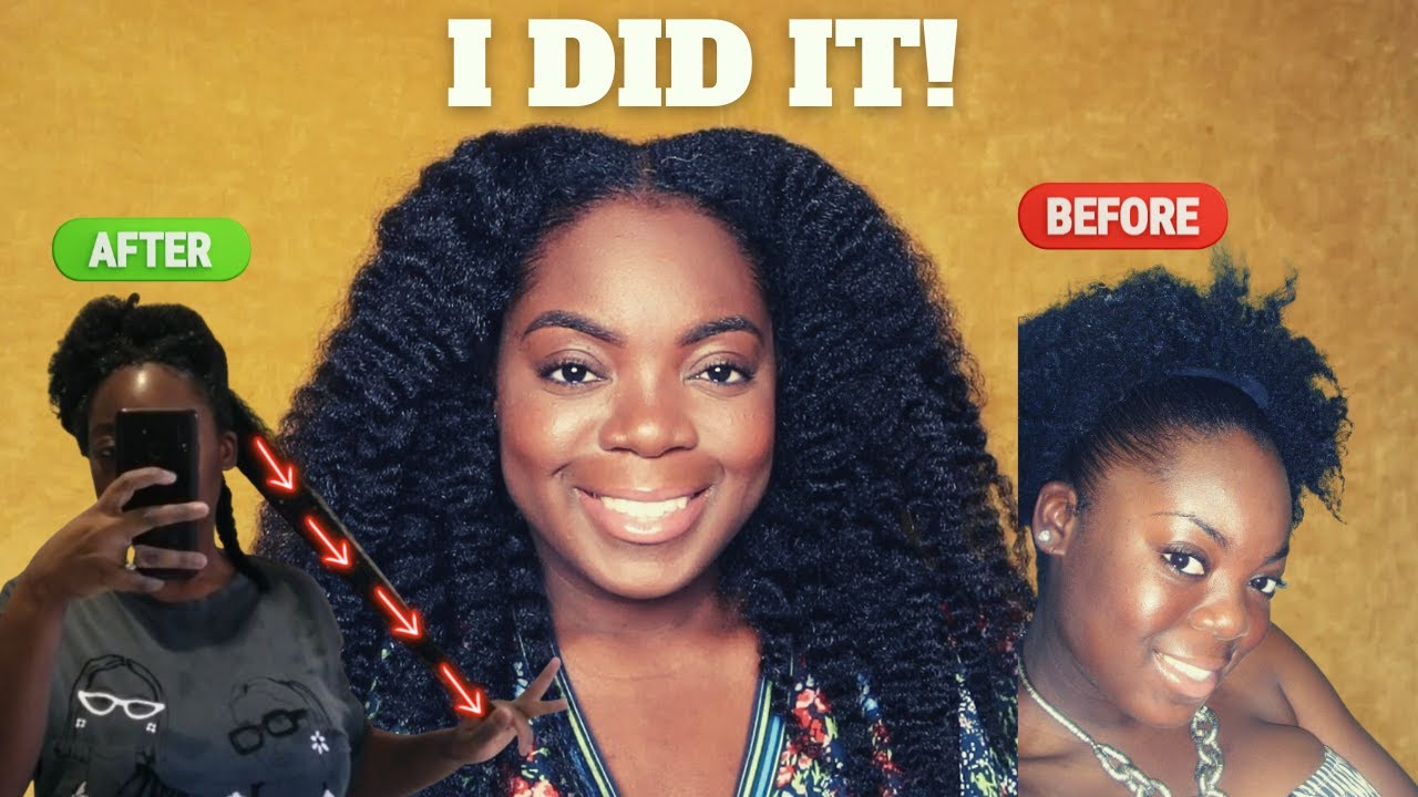 My natural hair journey to tailbone length hair