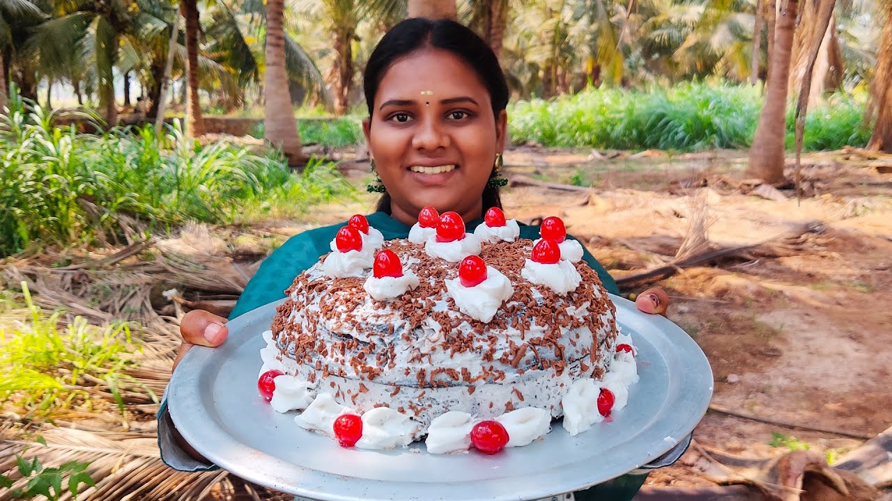 INSTANT BLACK FOREST CAKE | Easy Cake Recipe | Banana Leaf Cooking