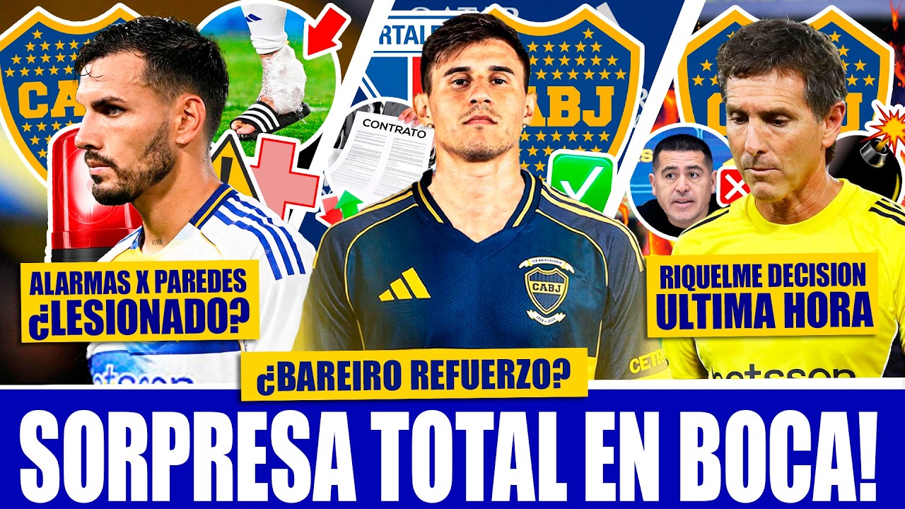 ¡Reunión BOMBA de Riquelme con Ubeda! ► ¿Bareiro NUEVO REFUERZO de Boca? ► ¿Paredes AFUERA x lesion?