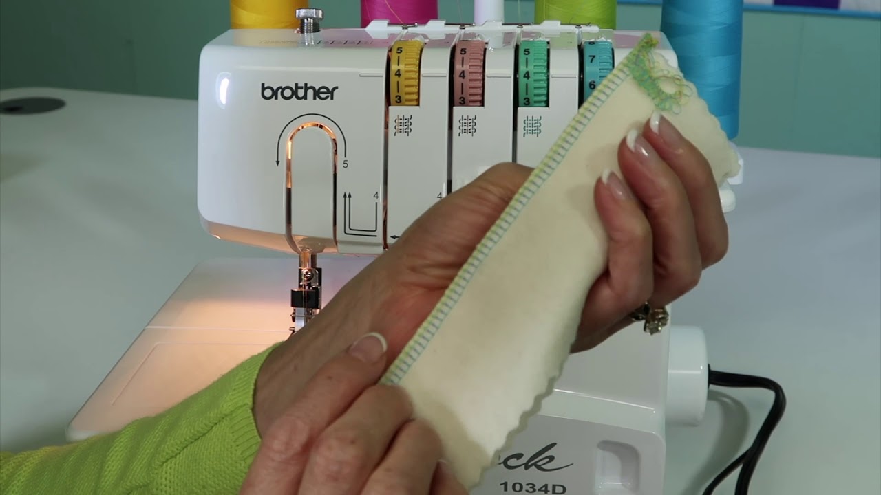 Brother 1034D Serger 8 Tensions