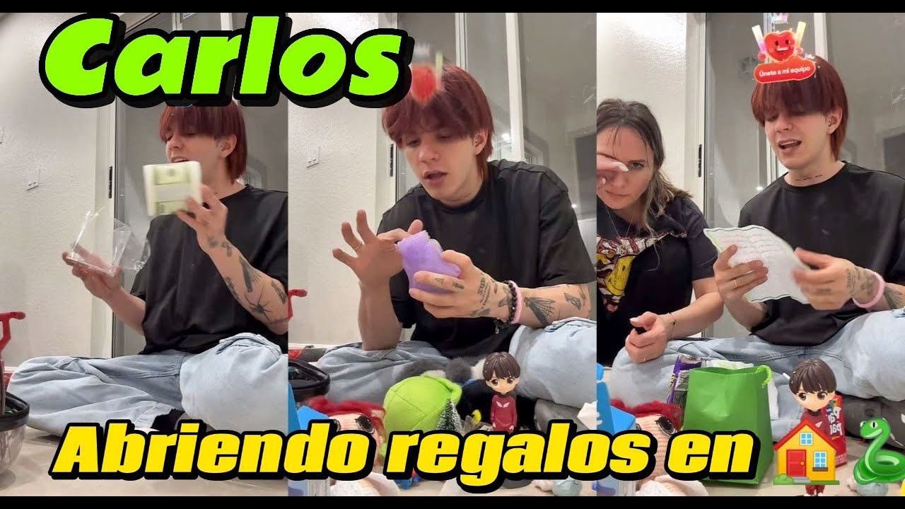 LIVE de  CARLOS ALBERTO Abriendo regalos en casa 🐍 Tiktok 30/04/2025 #carlhoos_ #tiktok