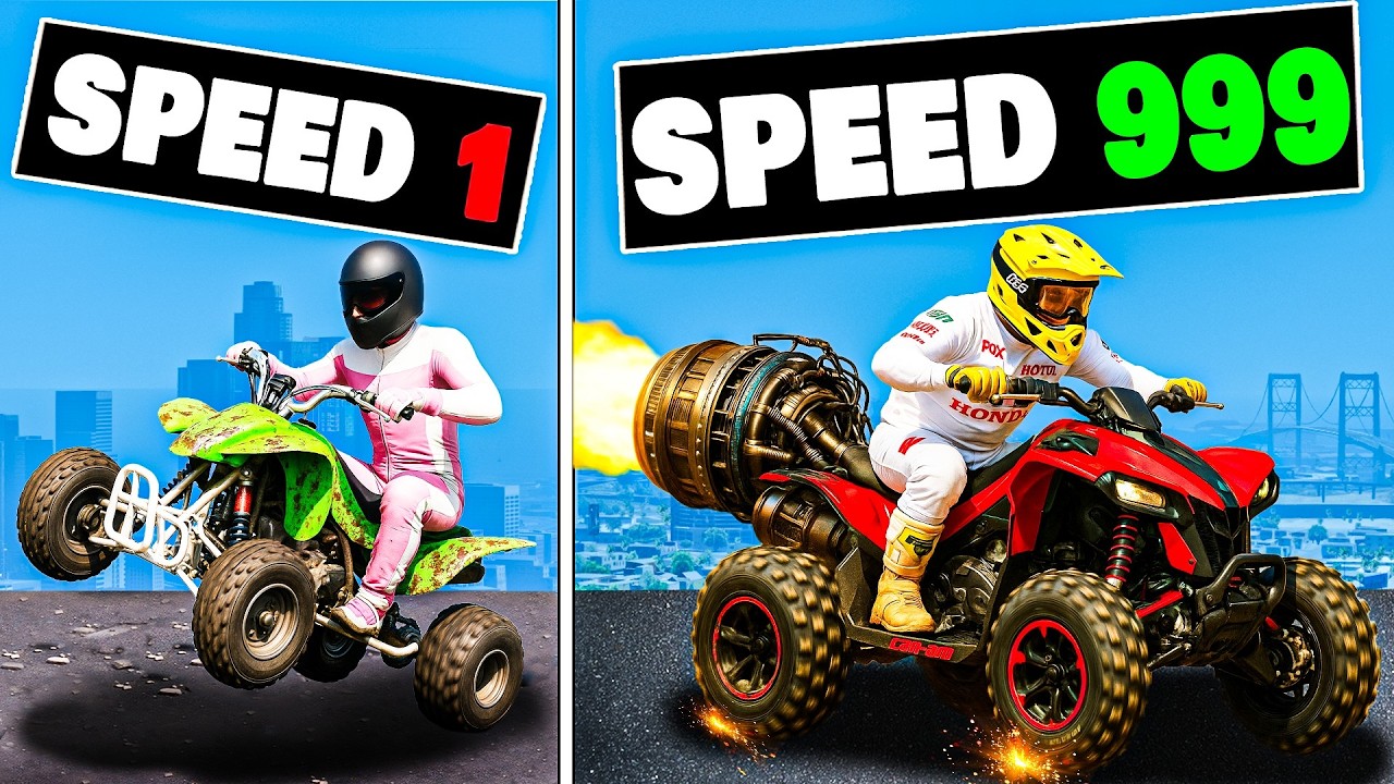 Upgrading from Slowest to Fastest Quad in GTA 5