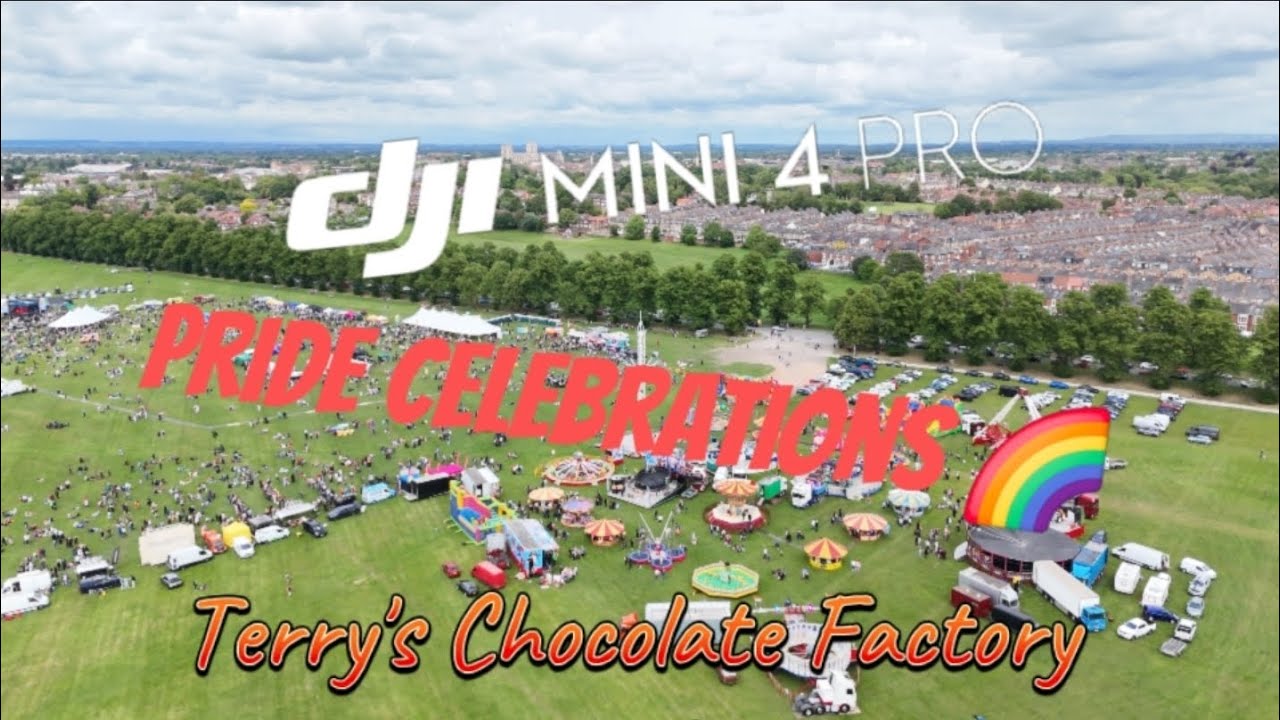York Racecourse, Pride Celebrations & Terry's Chocolate Factory  on DJI Mini 4 Pro