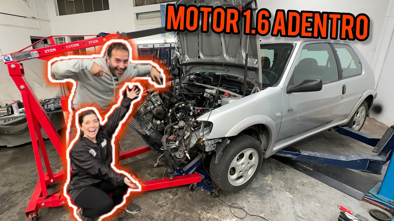 MOTOR 1.6 16v ADENTROOOO | Peugeot 106