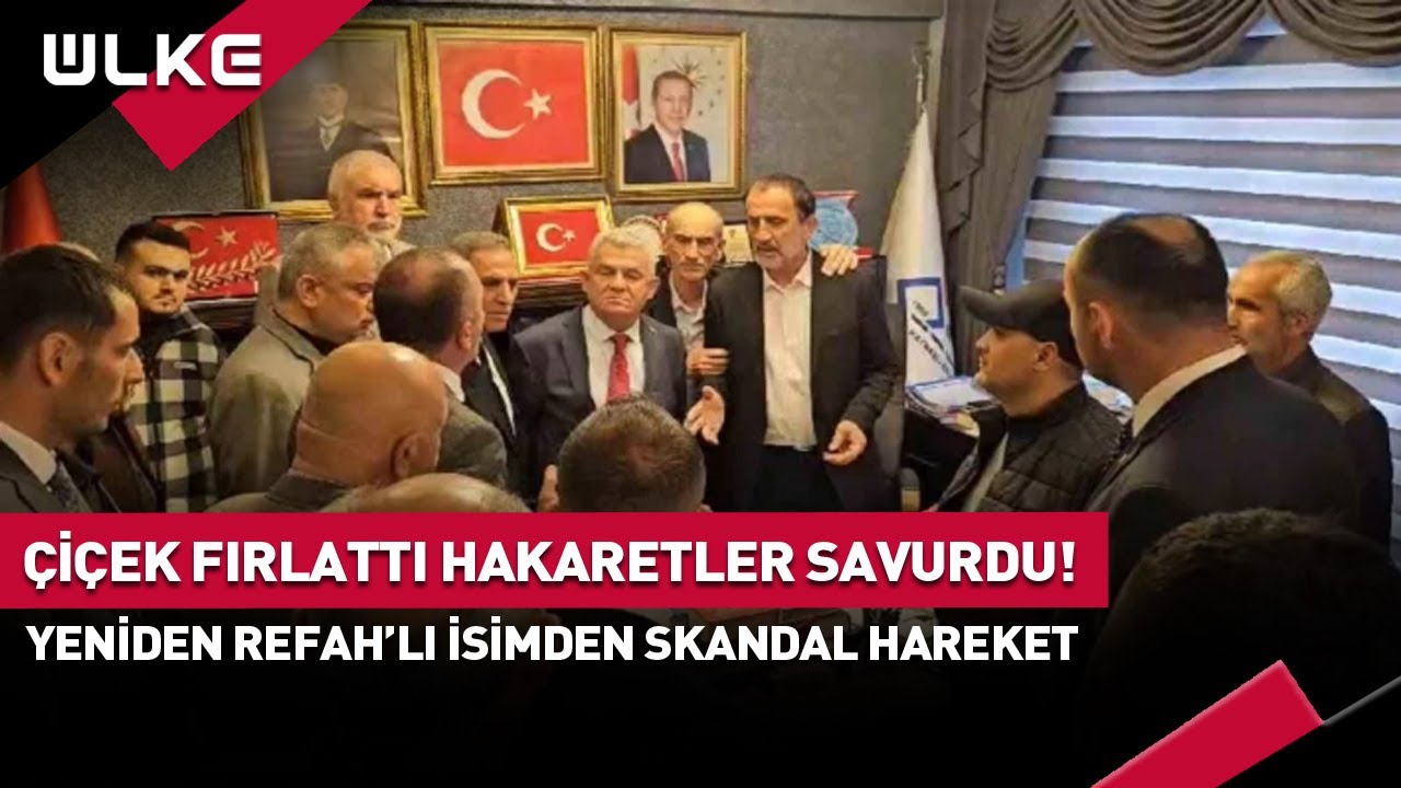 Yeniden Refah'lı İsimden MHP'li Başkana Fiziki S*ldırı! #haber