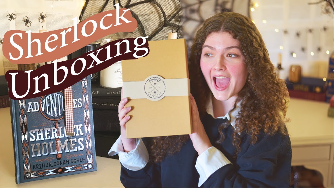 SHERLOCK UNBOXING 2020 || Sherlock Holmes Literary Subscription Box Unboxing || Sherlock Merch Haul