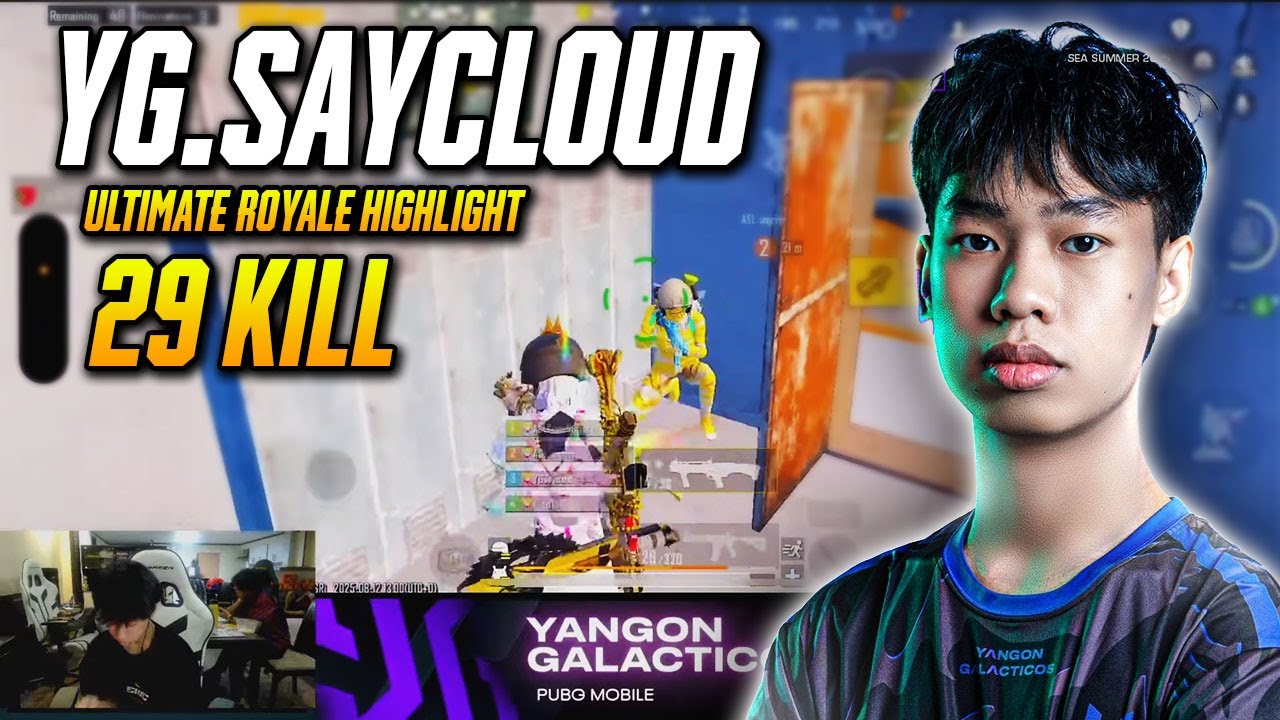 PUBG Mobile Myanmar : YG.SAYCLOUD Ultimate Royale Highlight