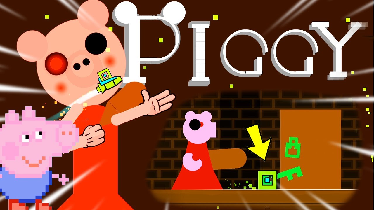 ROBLOX PIGGY В GEOMETRY DASH!!