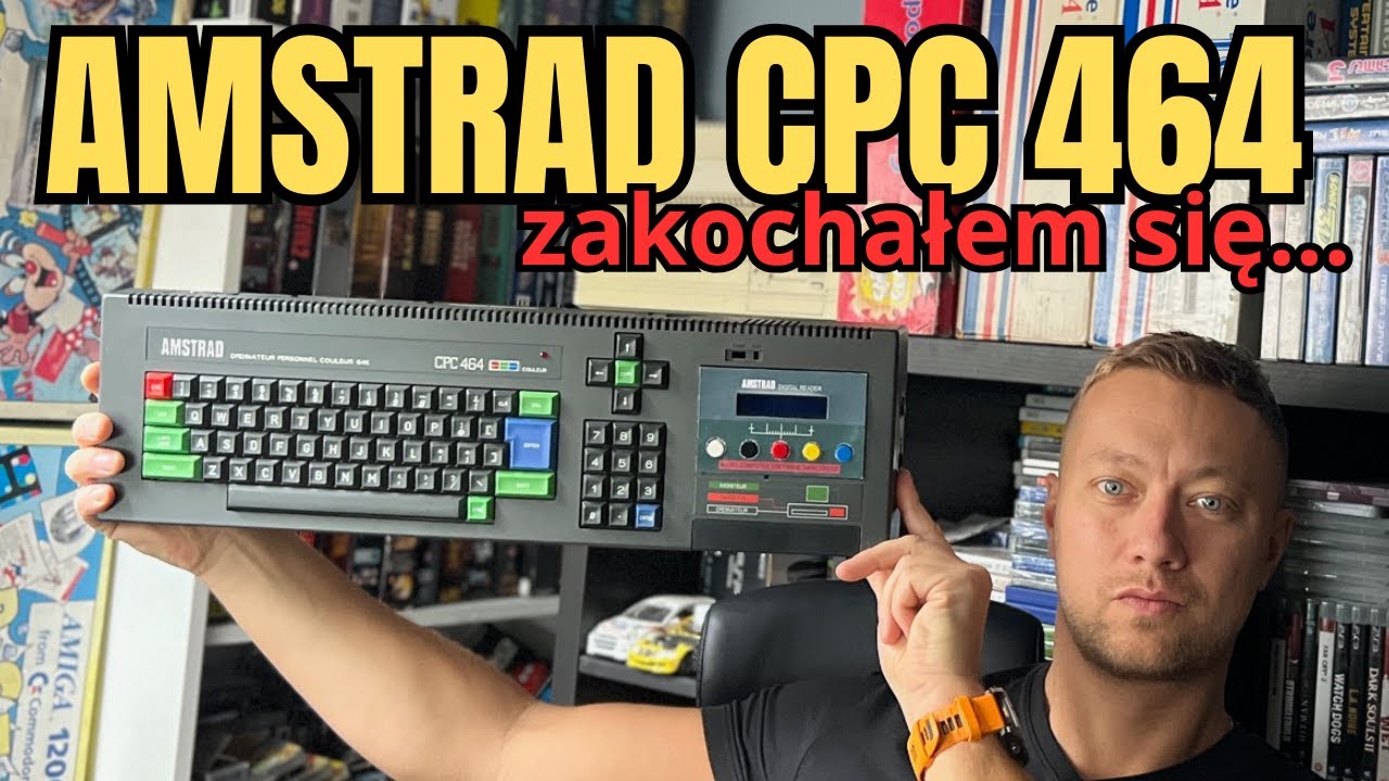 AMSTRAD CPC 464 - ZAKOCHALEM SIE! Prezentacja i test kultowych 8 bitowych gier.