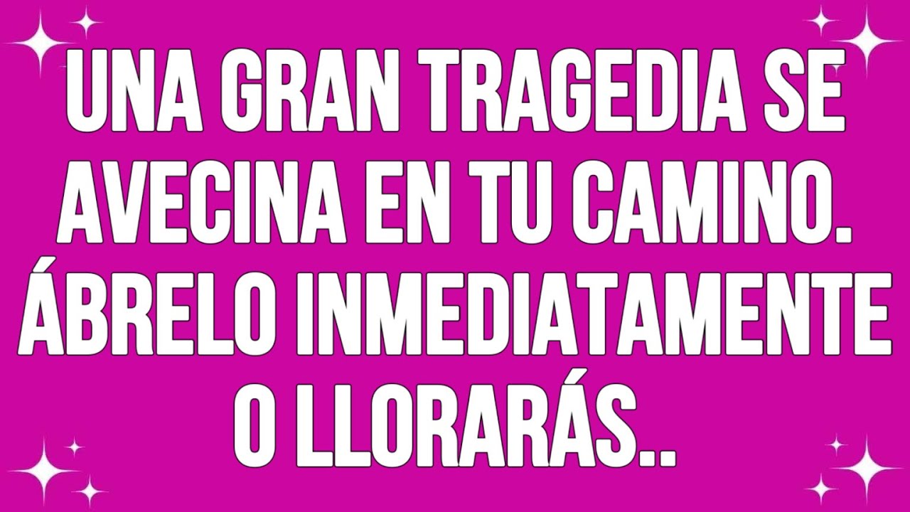 Una gran tragedia se avecina en tu camino. Ábrelo inmediatamente..| #god #godmessage