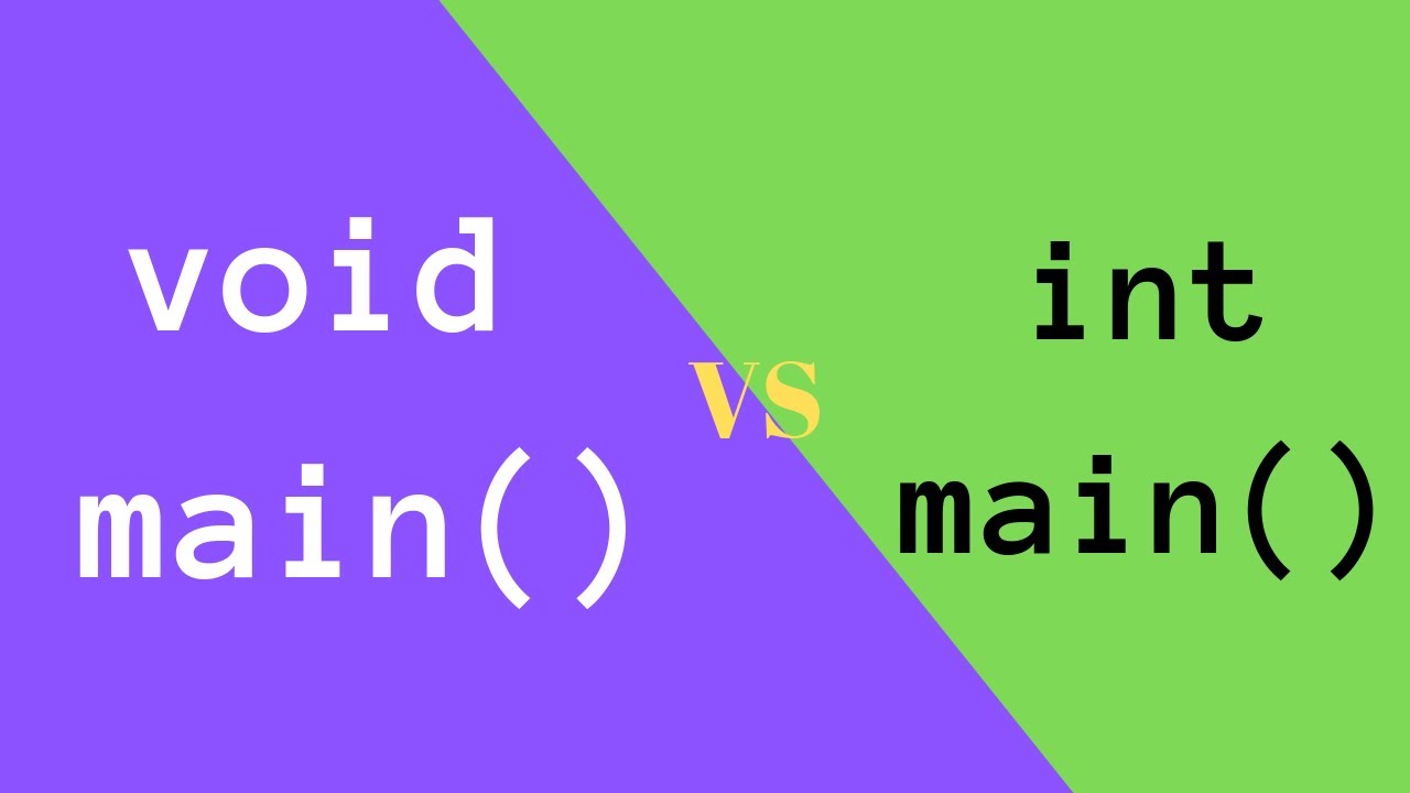Difference between int main and void main in c programming | Dr. Yogendra Pal | Hindi / Urdu