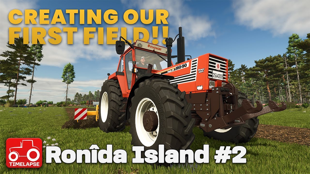 TWORZYMY NASZE PIERWSZE POLE!! Ron&icirc;da Island FS25 Timelapse Farming Simulator 25 Ep 2
