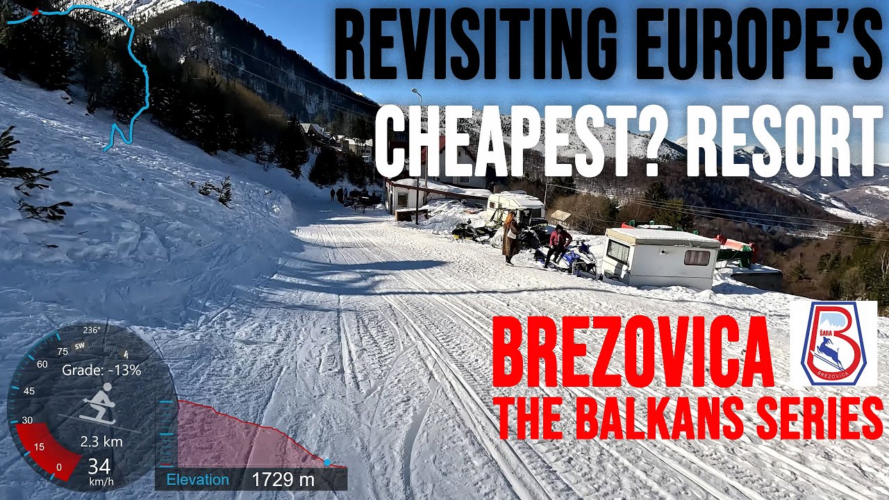 [4K] Skiing Brezovica, Revisiting Europe's Cheapest? Ski Resort - All Natural Snow! GoPro Hero11