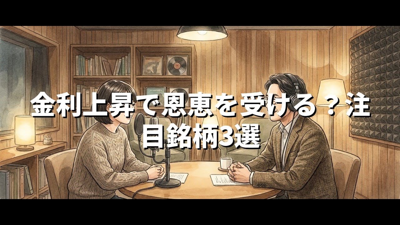 金利上昇で恩恵を受ける？注目銘柄3選