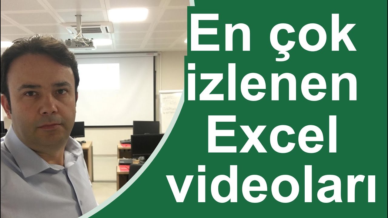 Excel En &ccedil;ok izlenen Excel videoları