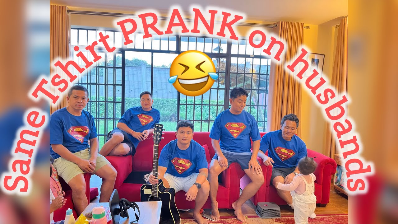 PRANK on Husbands 🤣🤣 Same T-Shirt Confusion! Their Reaction 🤯😂 | Kenya KN Ep-7