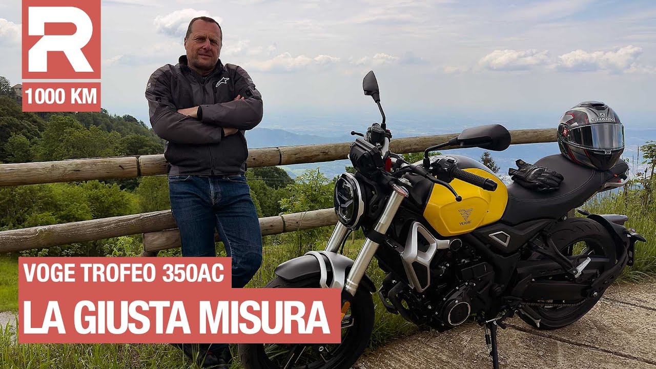 Voge Trofeo 350AC - prova - 1000 km con la compatta classica di Voge