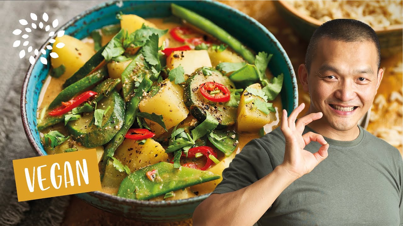 Thai Curry Rezept - ölfrei und vegan!